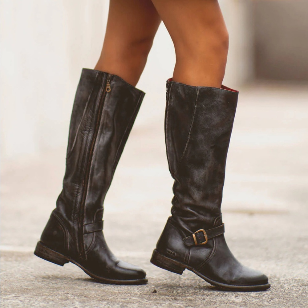Bed Stu Glaye leather Knee-High Boots